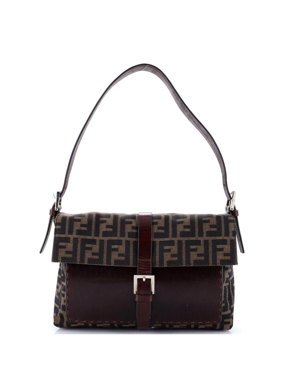 Fendi Vintage Shoulder Bag Zucca Canvas #349558F13B